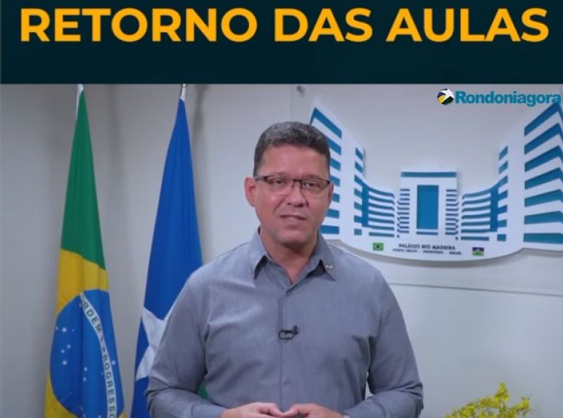 Governador anuncia retorno de aulas presenciais para 9 de agosto com opção de ensino remoto