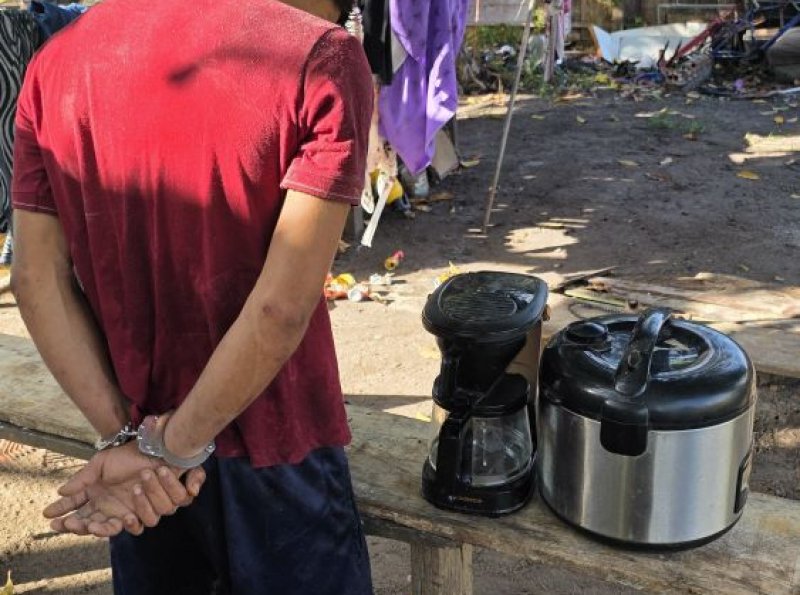 Foragido da justiça é preso após PM recuperar objetos furtados no bairro boa Esperança
