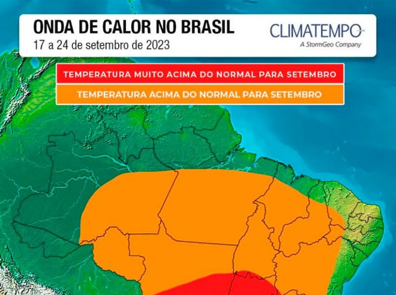 Rondônia na rota do calor extremo esta semana, alertam institutos de meteorologia