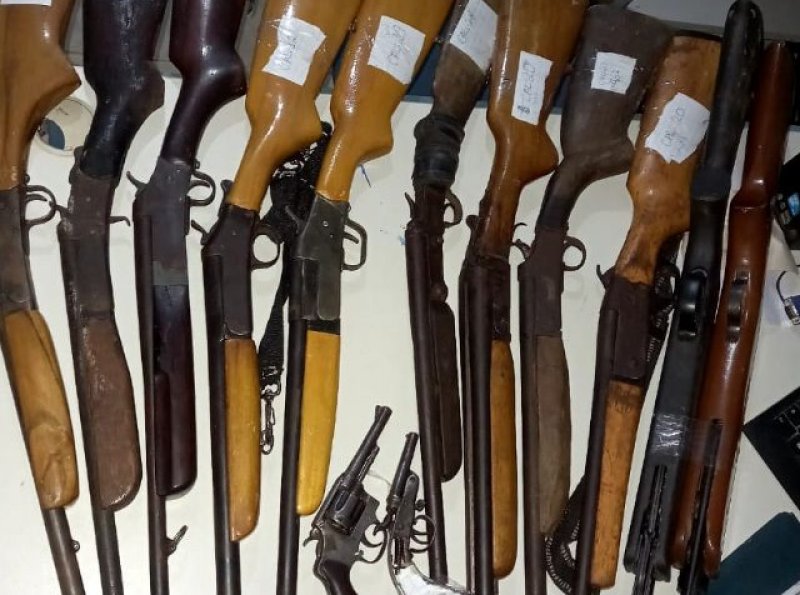 Fabrica caseira de armas é desativada pela PM em Rondônia