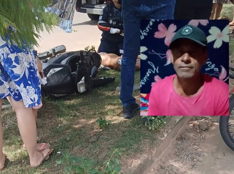 Motociclista morre após perder o controle e bater contra árvore em Ji-Paraná