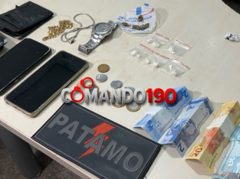 PATAMO prende suspeitos por tráfico em Ji-Paraná