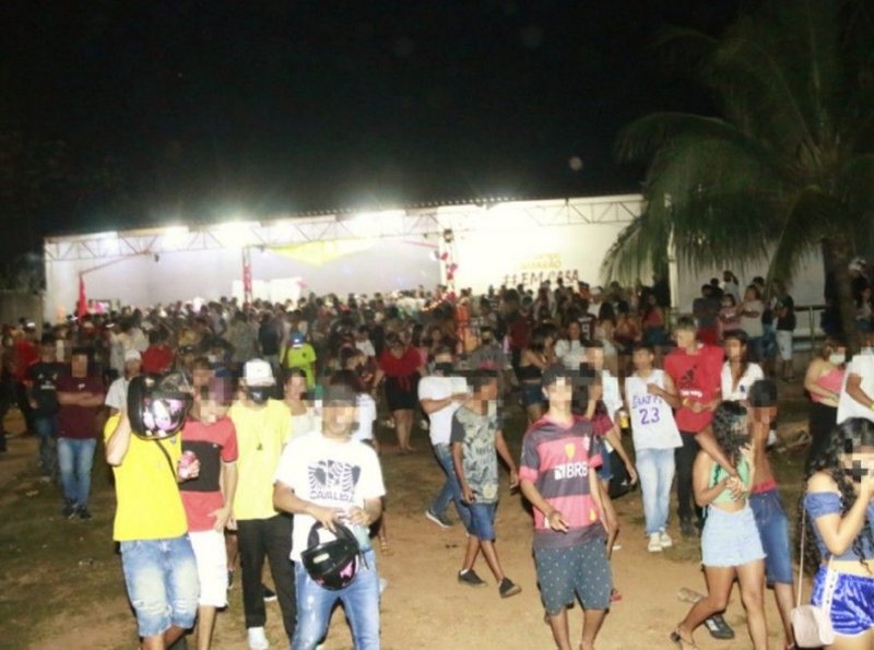 Polícia interrompe festa com mais de 500 pessoas em Porto Velho