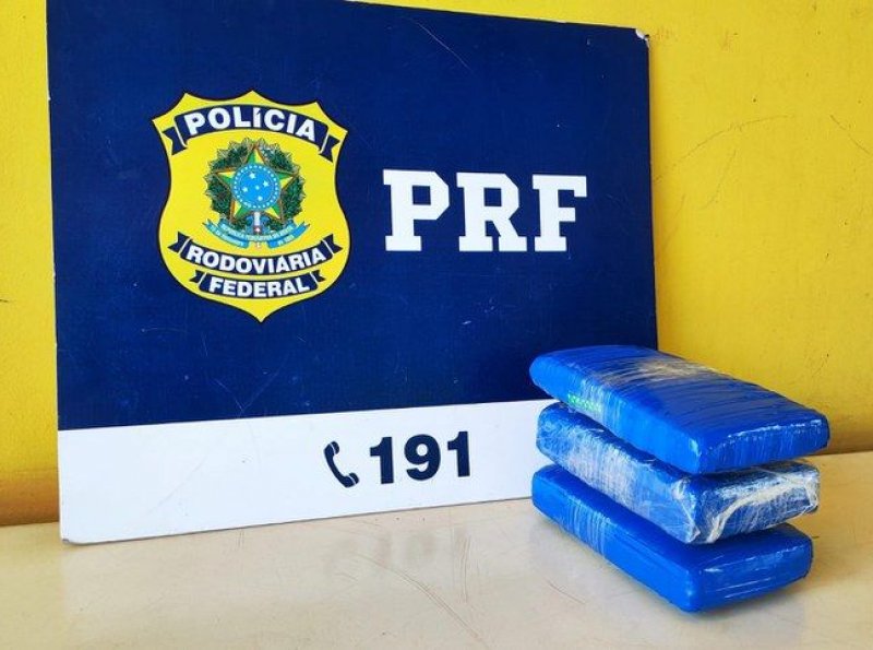 PRF apreende drogas vindas da Bolívia