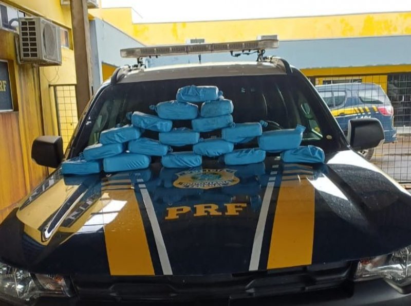 PRF em Rondônia apreende mais de 20 KG de entorpecentes em Ji-Paraná