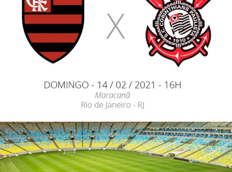 Flamengo x Corinthians: veja onde assistir, escalações, desfalques e arbitragem