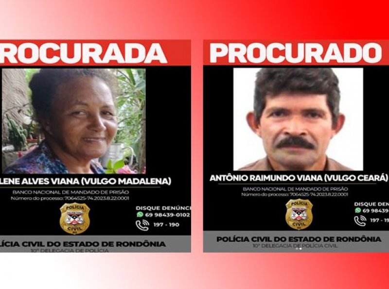 Casal é Procurados por estupro de vulnerável