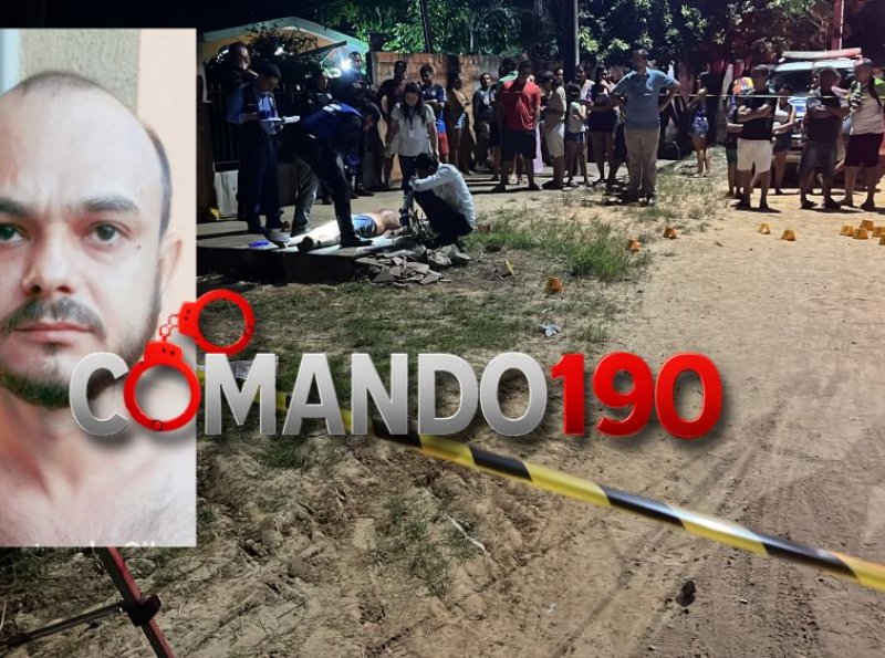 Homem é assassinado a tiros na frente de casa no Bairro São Francisco