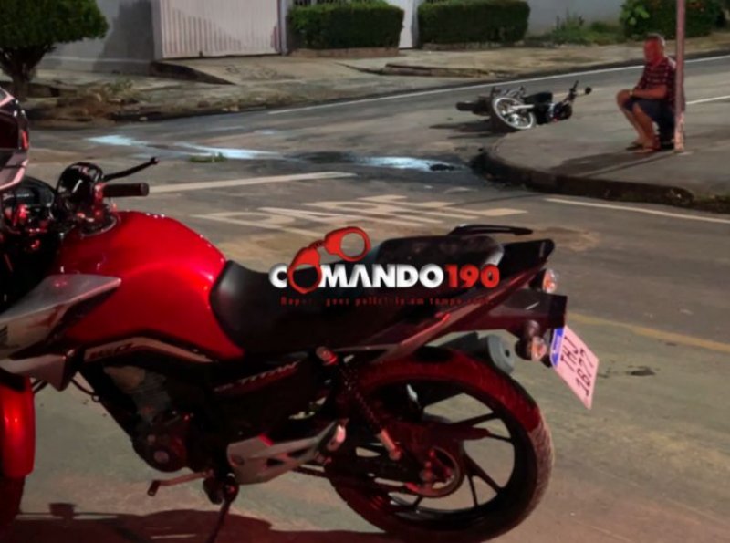 Jovem sofre fratura em acidente de moto; condutora também se fere em Ji-Paraná