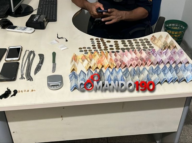 Polícia Militar fecha ponto de tráfico de drogas em Ji-Paraná
