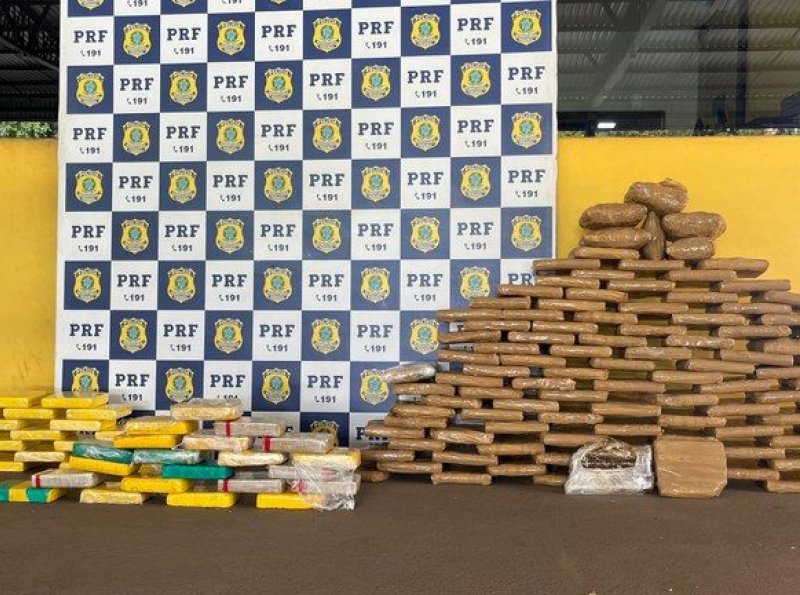 PRF prende homem traficando mais de 160 kg de drogas em Ji-Paraná (RO)