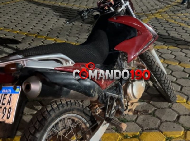 Motocicleta é recuperado Após acompanhamento Policial em Ji-Paraná
