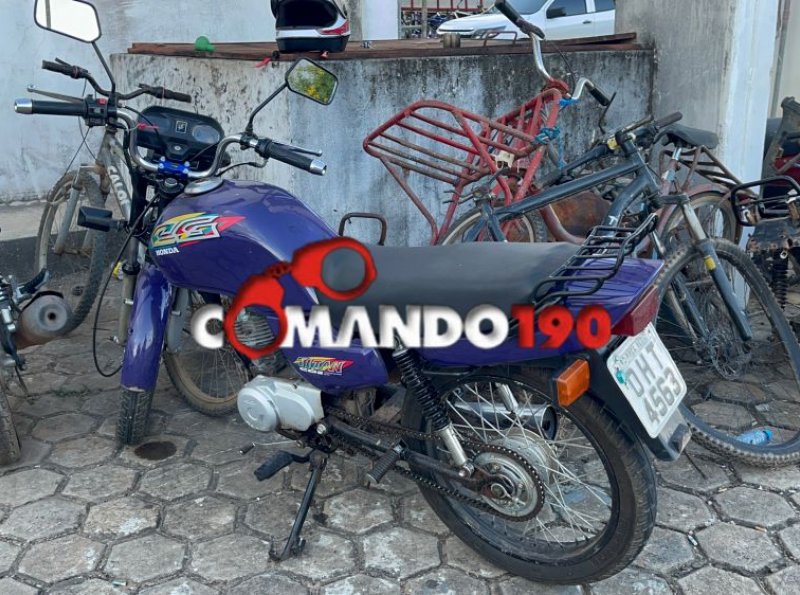 Polícia Militar Apreende Motocicleta com Placa Adulterada em Ji-Paraná