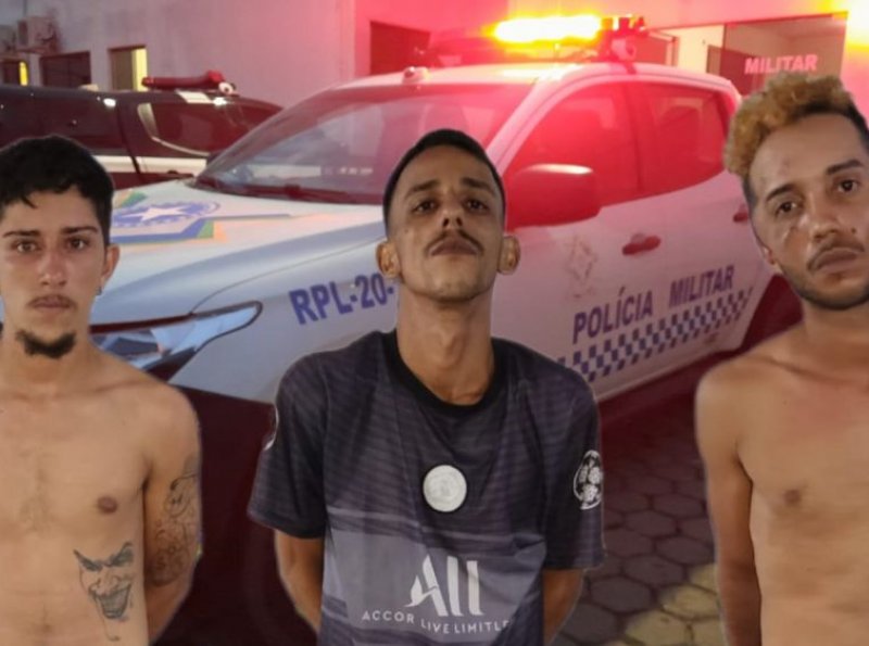 PM e PC prende quadrilha que aterrorizou sitiantes durante roubo, em Ji-Paraná 