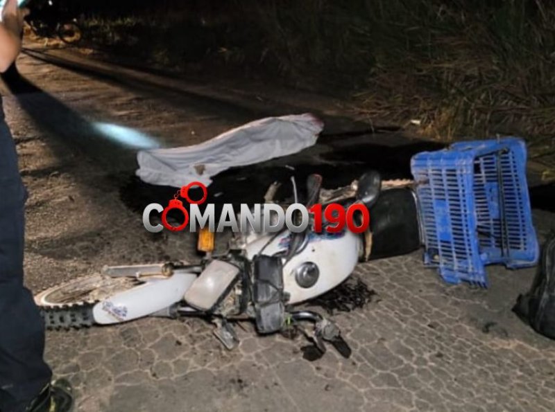 Motociclista morre após colisão com caminhão na zona rural de Ji-Paraná
