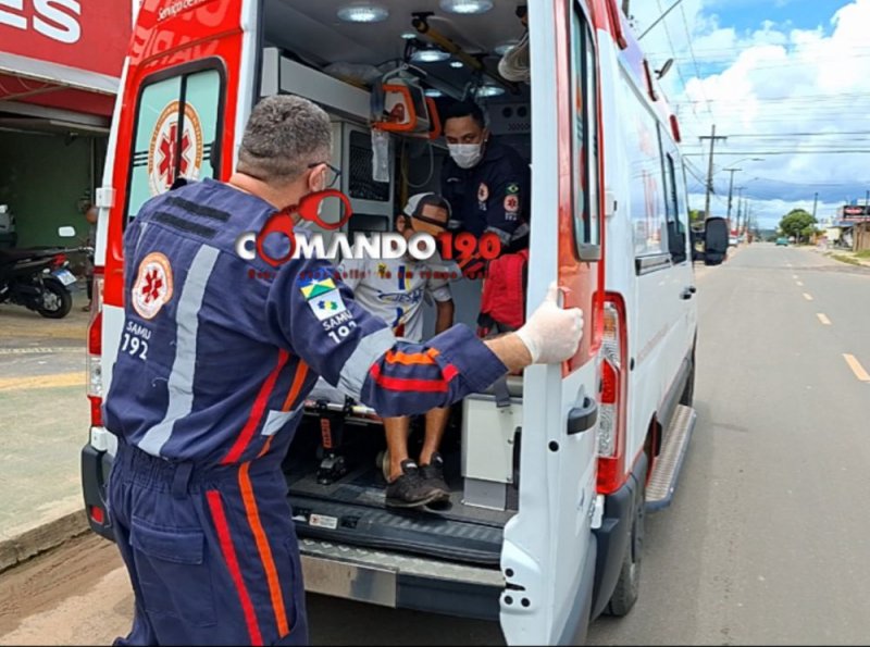 Homem é esfaqueado em bar no bairro JK e é socorrido pelo SAMU