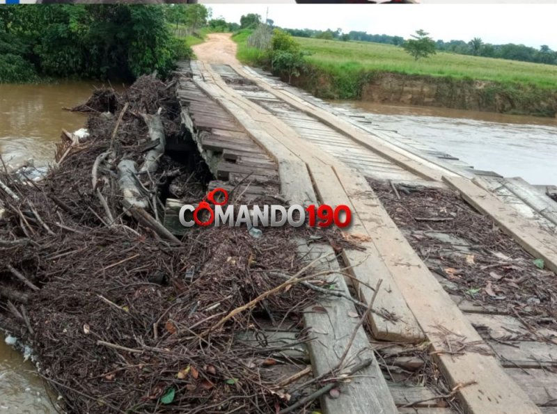 Idoso desaparece após ser arrastado pela correnteza do Rio Riachuelo em Ji-Paraná