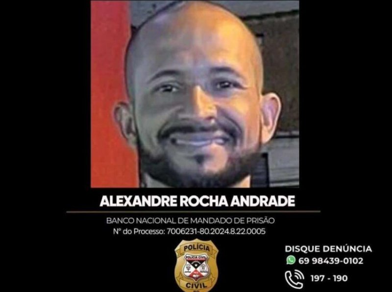 Foragido Procurado pela Polícia Civil de Rondônia