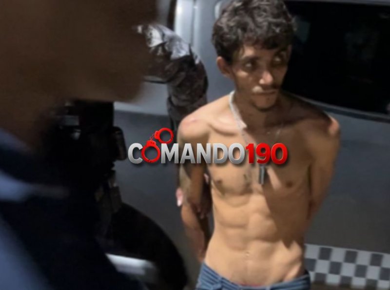 PATAMO: Homem é preso por tráfico de drogas em ponto conhecido no bairro JK