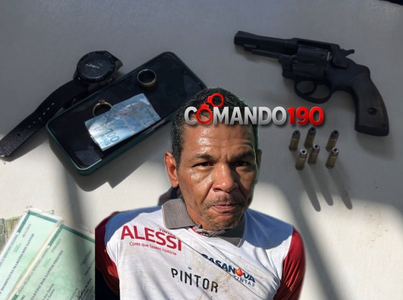 Polícia Militar prende suspeito de roubo à mão armada em residência de Ji-Paraná