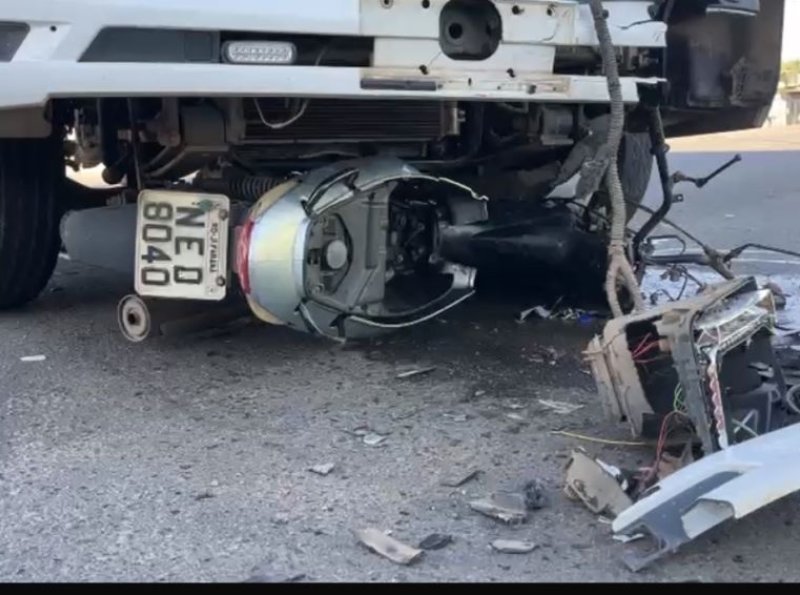 Motociclista fica ferido após colisão com carro durante conversão na T-16, em Ji-Paraná