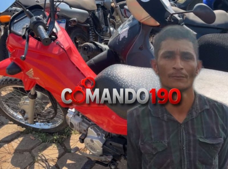 PRF prende motociclista com veículo furtado na BR-364