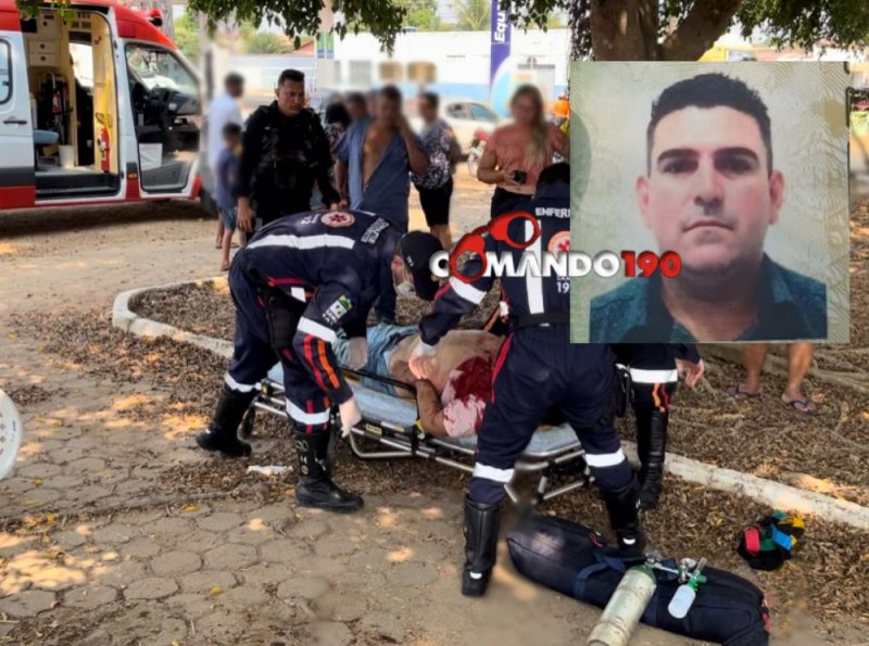 ATUALIZANDO: Homem é Baleado em Frente ao Parque de Exposição em Ji-Paraná