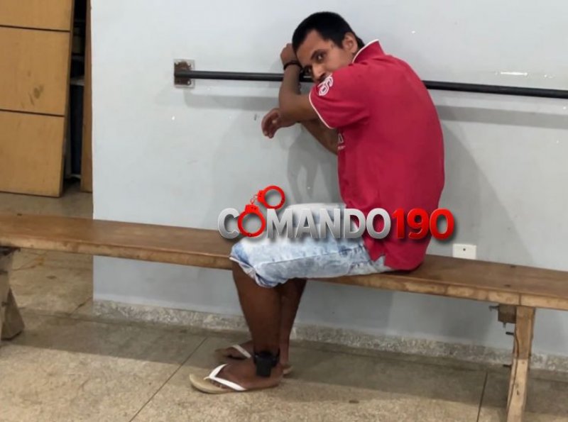 Força Tática prende homem por tráfico dentro do CRAS Roda Moinho 