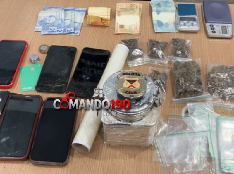 Foragido é preso e drogas são apreendidas em ação do Departamento Antidrogas em Ji-Paraná