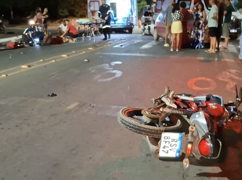 Grave acidente envolvendo três veículos deixa ferido na Avenida Maringá, em Ji-Paraná