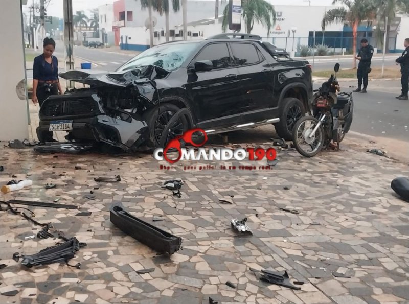 Polícia Militar registra grave acidente de trânsito em Ji-Paraná