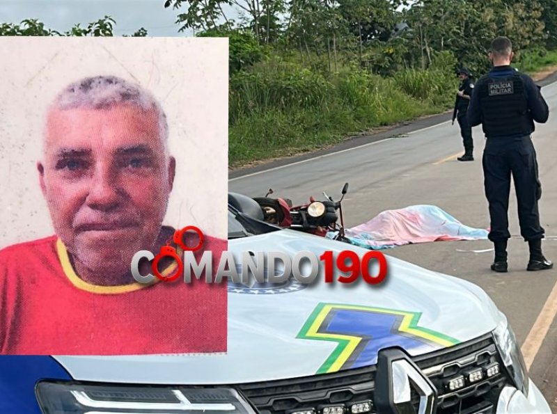 Motociclista morre após colidir com capivara na RO-135, em Ji-Paraná