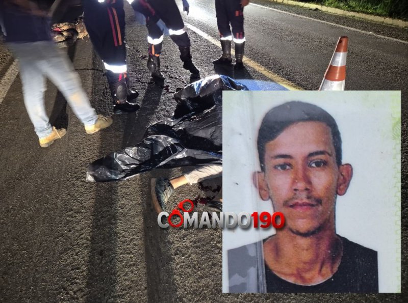 Motociclista morre em grave acidente na BR-364 entre Ji-Paraná e Ouro Preto do Oeste