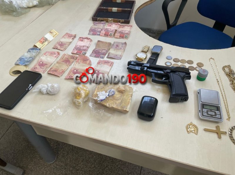 PM prende homem com 400 gramas de pasta base e pedras de crack em Ji-Paraná