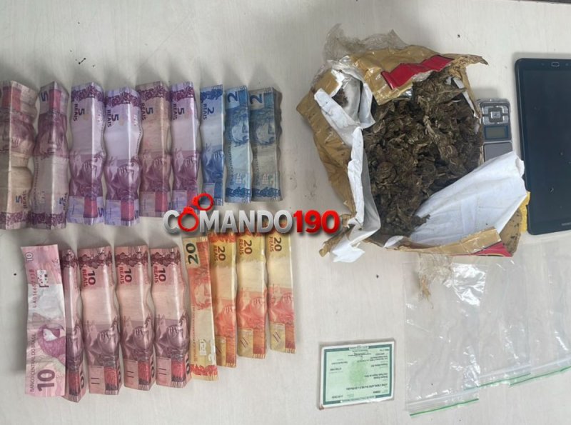 Polícia Militar fecha ponto de tráfico no bairro Parque São Pedro