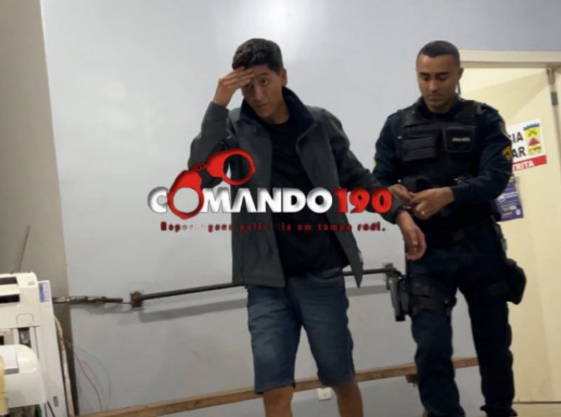 Polícia Militar age rapidamente e prende suspeito de tentativa de furto em residência