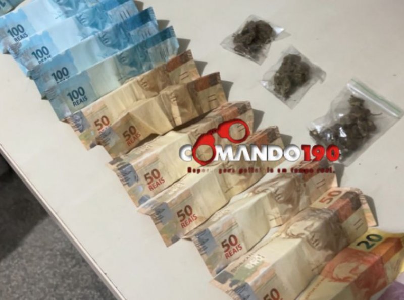 FORÇA TÁTICA Prende Jovens após ser flagrado com droga