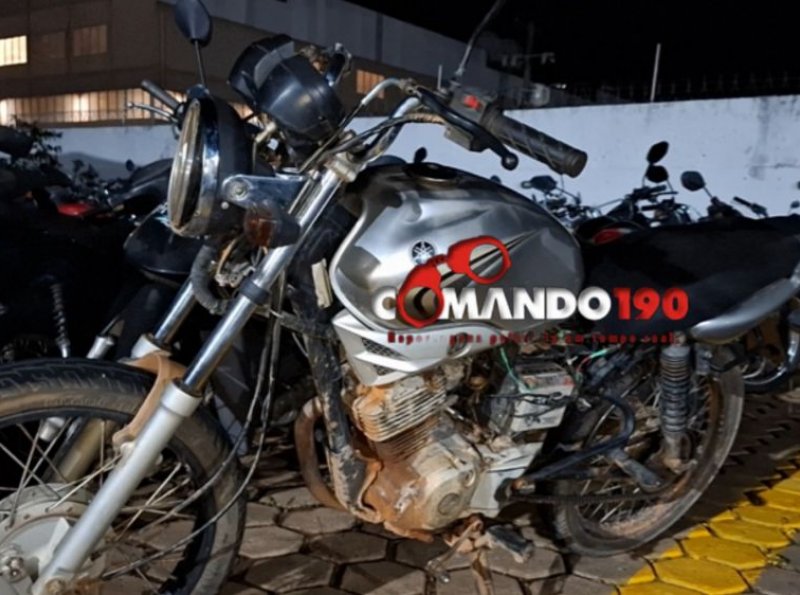 Moto furtada é localizada após denúncia em Ji-Paraná