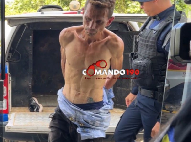 Suspeito de furtos em lojas é preso pela Polícia Militar em Ji-Paraná