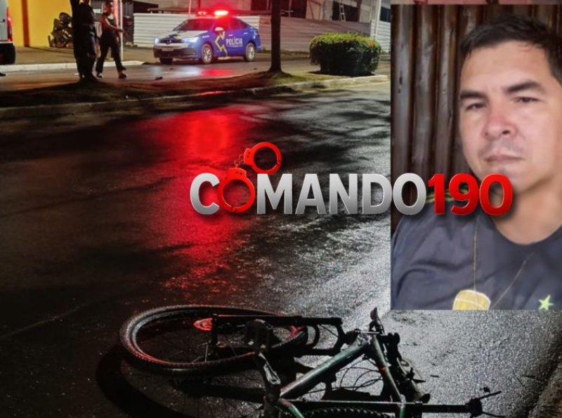 Ciclista morre em acidente na rotatória entre as avenidas Dom Augusto e Clóvis Arraes Chaves, em Ji-Paraná