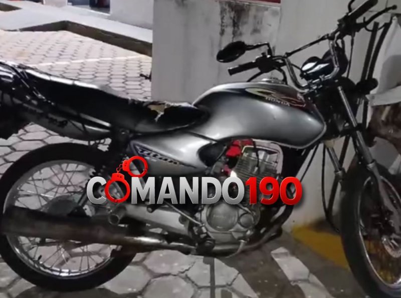 Motocicleta adulterada é retirada de circulação