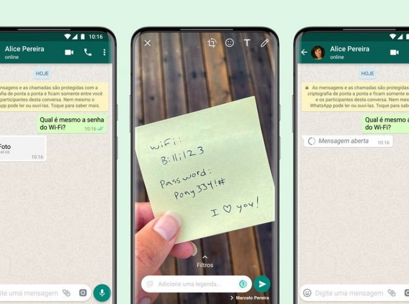 WhatsApp ganha opção para enviar fotos e vídeos que só podem ser visualizados uma vez