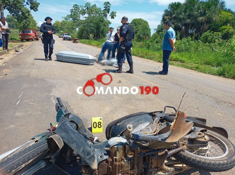 Tragédia na RO-135: Acidente entre Carro e Motocicleta Deixa Uma Vítima Fatal em Ji-Paraná