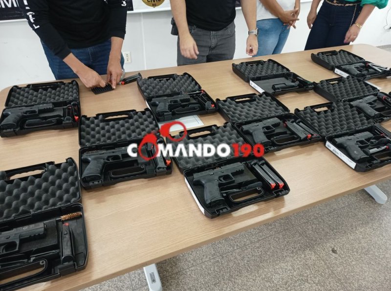 Polícia Civil de Rondônia recebe Armas 