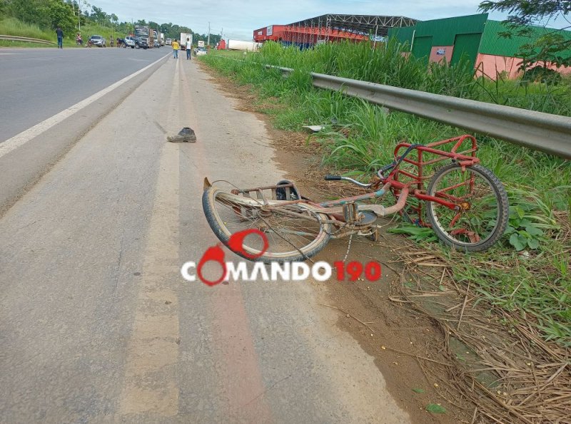 Tragédia no Anel Viário de Ji-Paraná: Acidente entre Carro e Bicicleta Resulta em Vítima Fatal