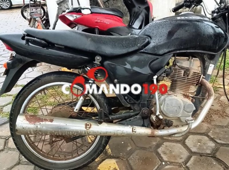 Força Tática de Ji-Paraná Recupera Moto com Restrição de Roubo/Furto