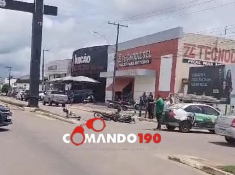 VÍDEO: Acidente de Trânsito em Ji-Paraná: Duas Motocicletas Envolvidas em Colisão no Segundo Distrito