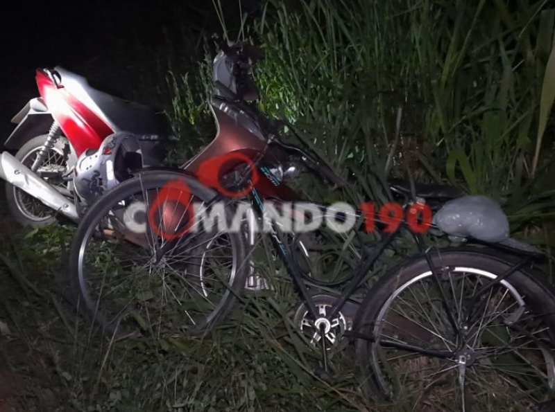 Acidente entre Ciclista e Motociclista na Avenida Brasil em Ji-Paraná 