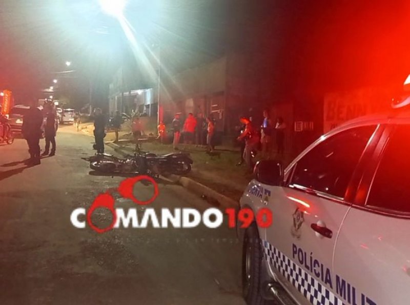 Colisão Frontal entre Motociclistas na Avenida Edson Lima do Nascimento em Ji-Paraná