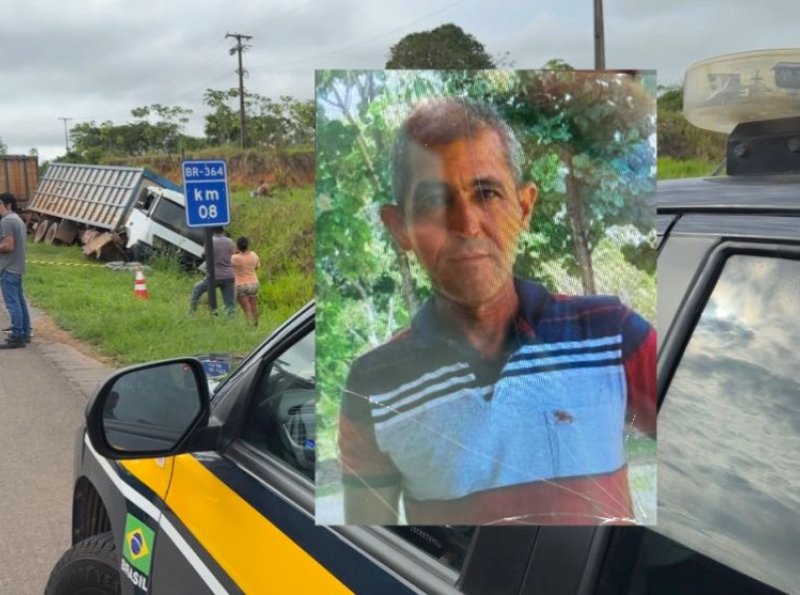 Motociclista que transportava leite morre em grave acidente no anel viário de Ji-Paraná